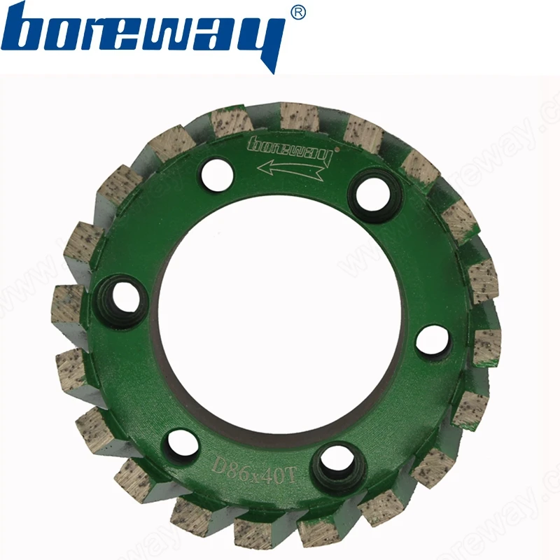 Boreway Поставка кусок D86x40Tx50H алмазные диамут сверхмощный заглушки шлифовальные круги для плиты раковина отверстие