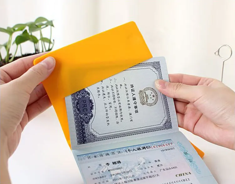 Водонепроницаемый чехол для паспорта держатель Защита окружающей среды