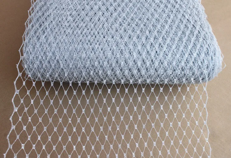 10 ярдов/партия Вуалетка для шляпы 9 дюймов (22 см)|silver metallic|fabric silverfabric for |