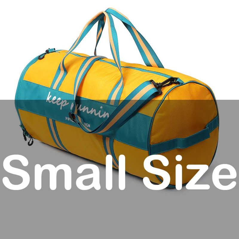 Yellow Small Size Maleroads сумка для спортзала, сумка для тренировок для мужчин и женщин, сумка для фитнеса, сумка для путешествий, спортивная сумка для улицы, сумки для йоги, чехлы для обуви, мужская сумка с мокром карманом - Цвет: Yellow Small Size
