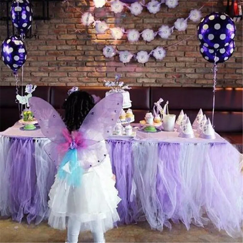 15 см * 22 м цветной твёрдый тюлевый рулон для украшения свадебной вечеринки