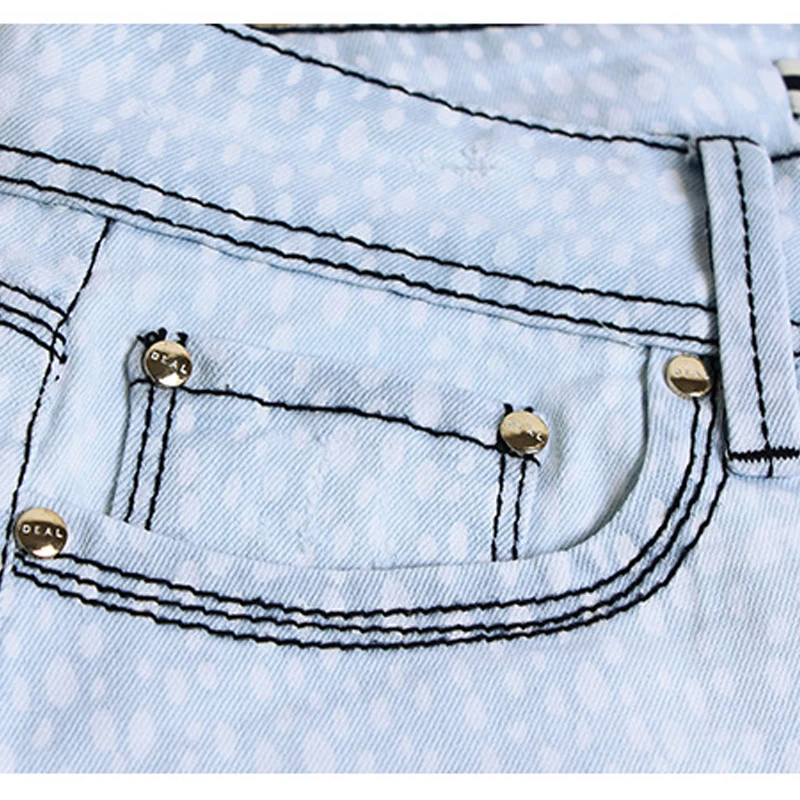 Летний стиль свободные Рваные джинсы для Для женщин Высокая Талия Джинсовые