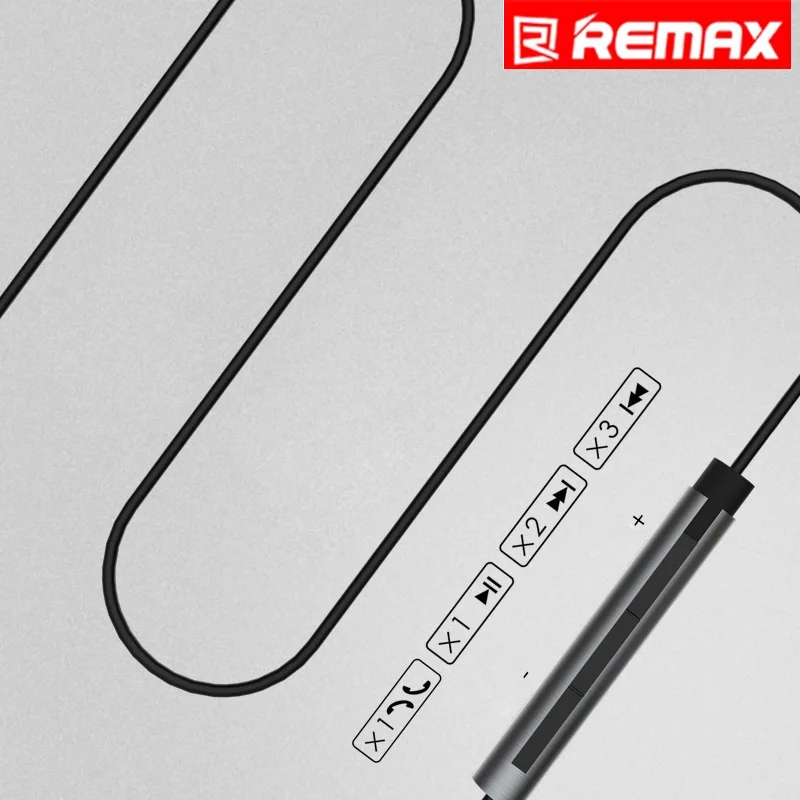 Remax 3 5 мм Металл наушники гарнитуры стерео бас вкладыши mi cphone мобильного телефона