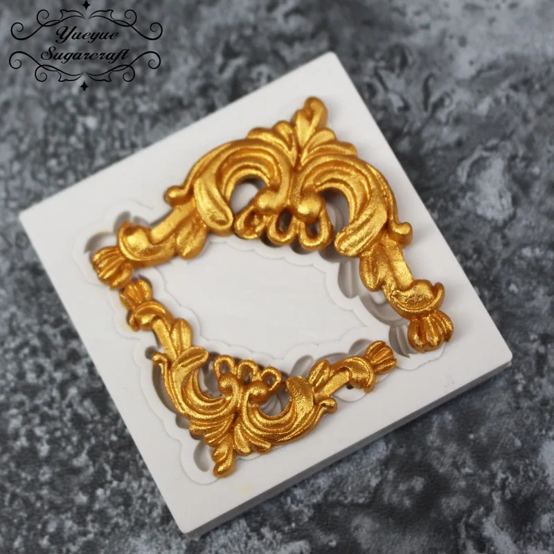 Yueyue Sugarcraft новейшая угловая силиконовая форма для помадки инструменты украшения