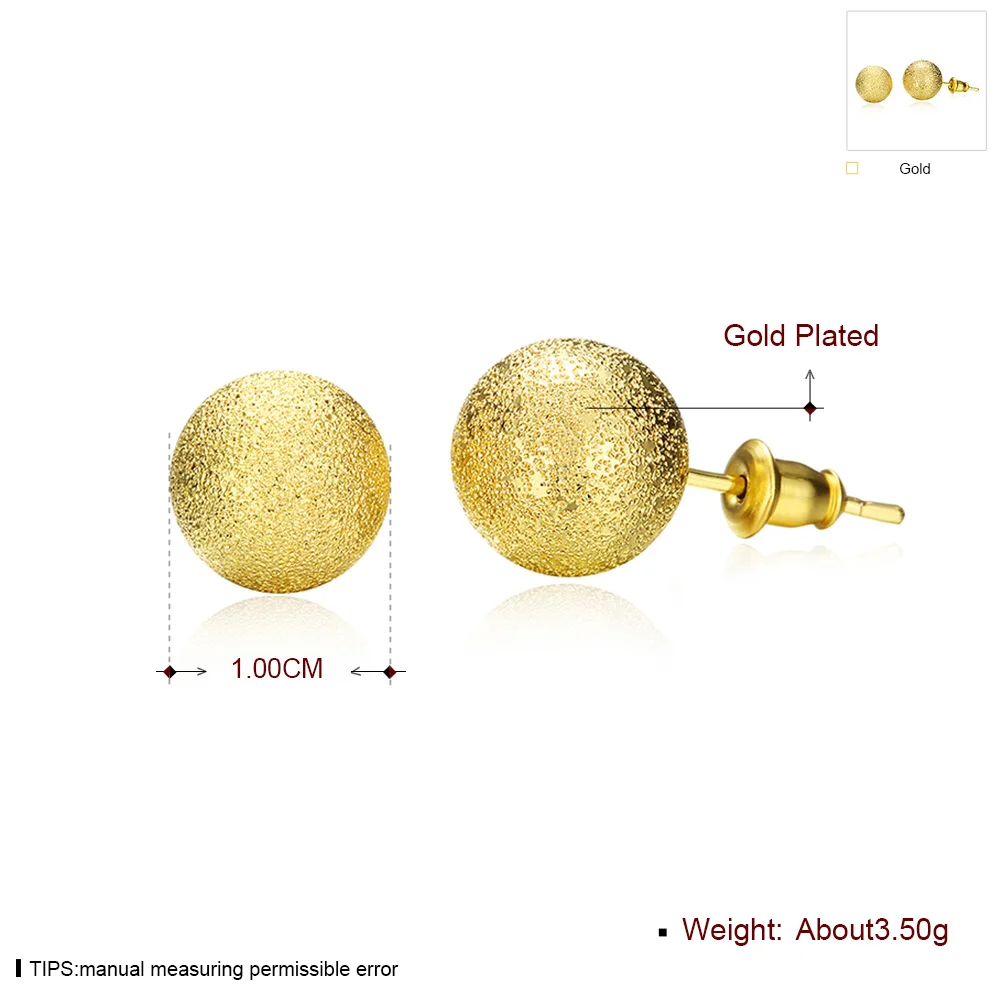 Модные серьги-гвоздики с бусинами позолоченные и серебряные серьги для женщин