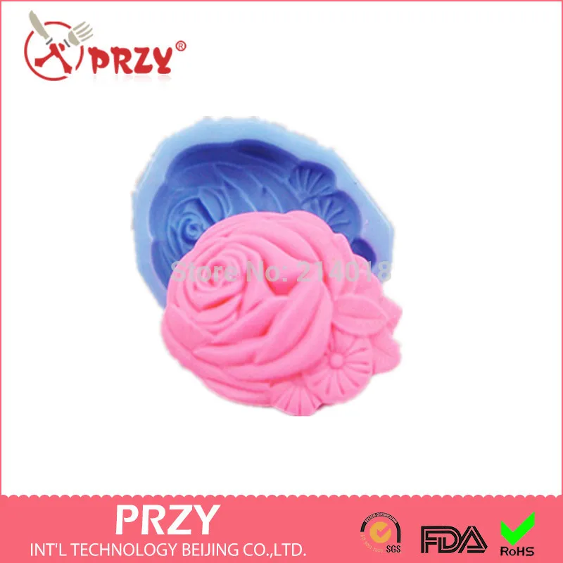 

Оптовая продажа, цветок 3D, силиконовая форма для мыла, украшение торта из помадки, форма из силикагеля для мыла ручной работы и свечи