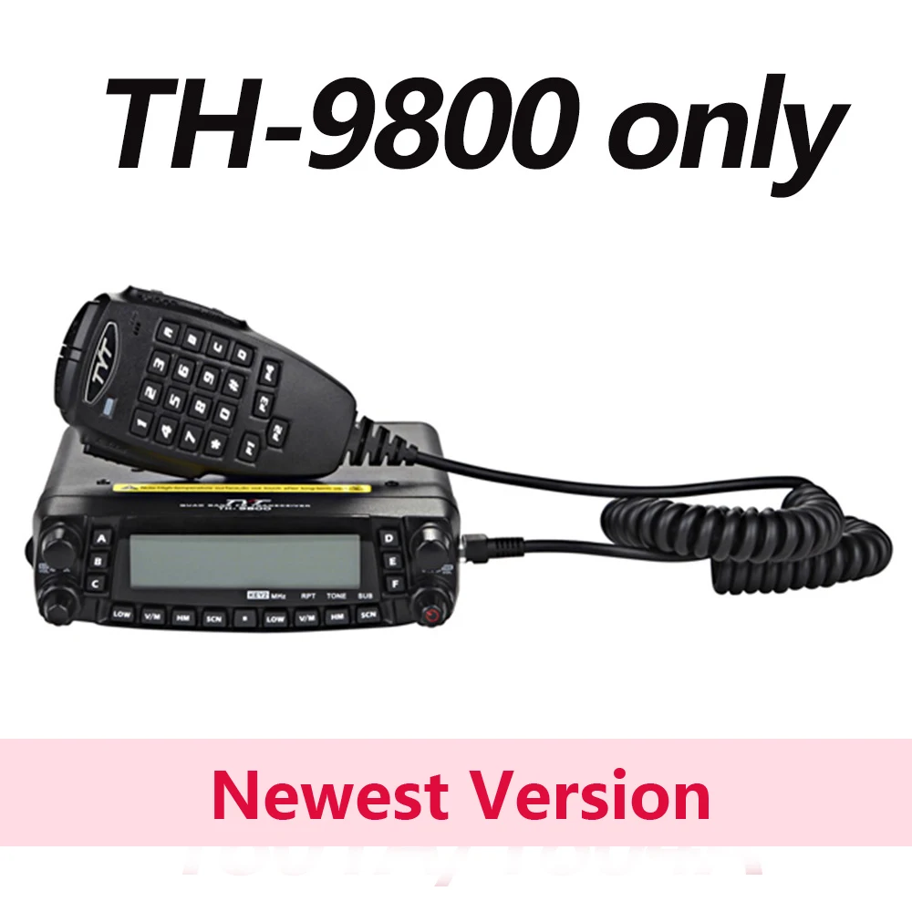 TYT TH-9800 Pro 50 Вт 809CH четырехдиапазонный двойной дисплей TH9800 автомобильный радиоретранслятор скремблер СВЧ/УВЧ-трансивер автомобильный Грузовик радиоприемники