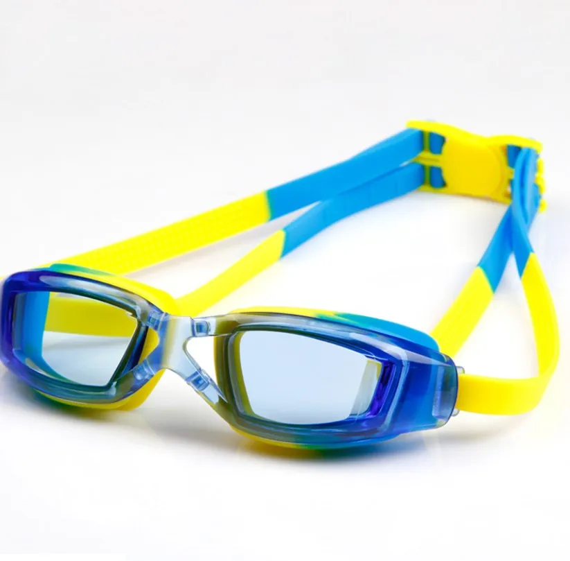 Kids Swimming goggles Anti-Fog UV prescription glasses waterproof goggle with Case,Nose Clip,Earplugs for kids swimming in pools