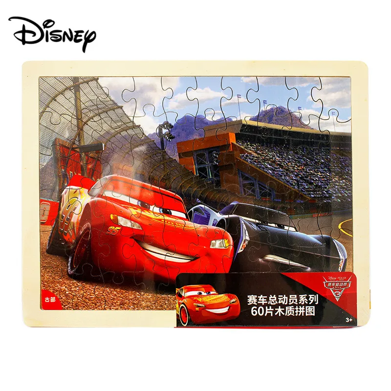 Disney 60 шт деревянные головоломки Девушка Строительные 3 4 5 лет Детские игрушки