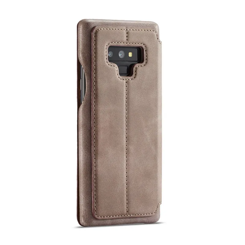 Кожаный чехол HG для Samsung Galaxy Note 9 защитный Hoesje Coque откидной Чехол магнитные