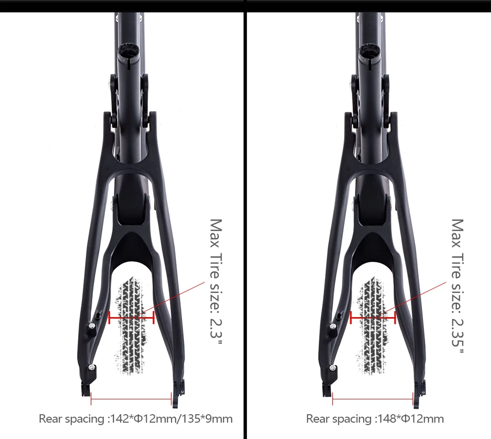 T800 карбоновая mtb рама 29er BOOST полная подвесная карбоновая рама 29 рама карбоновая для горного велосипеда 142*12 или 135*9 мм велосипедная Рама