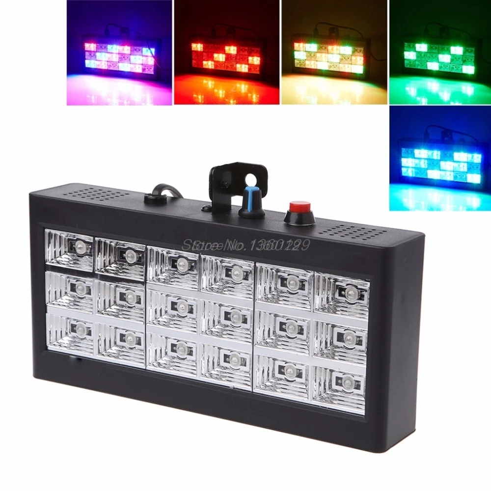Светодиодный RGB светильник 18 дюймов стробоскоп для DJ Club дискотека KTV вечерние
