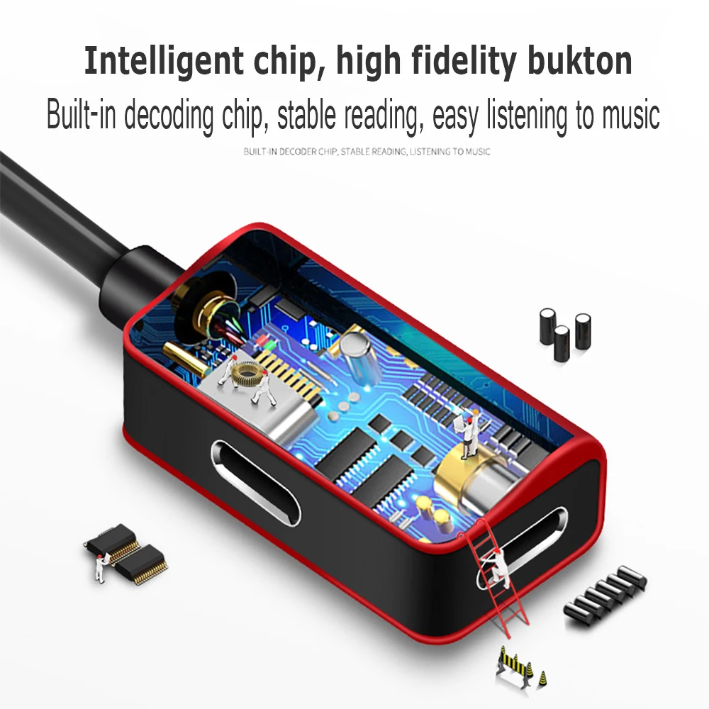 Usb type C type-C до 3,5 мм Aux 2 в 1 USB-C разъем для наушников аудио адаптер или двойной type-C для samsung huawei P20 Macbook Oneplus