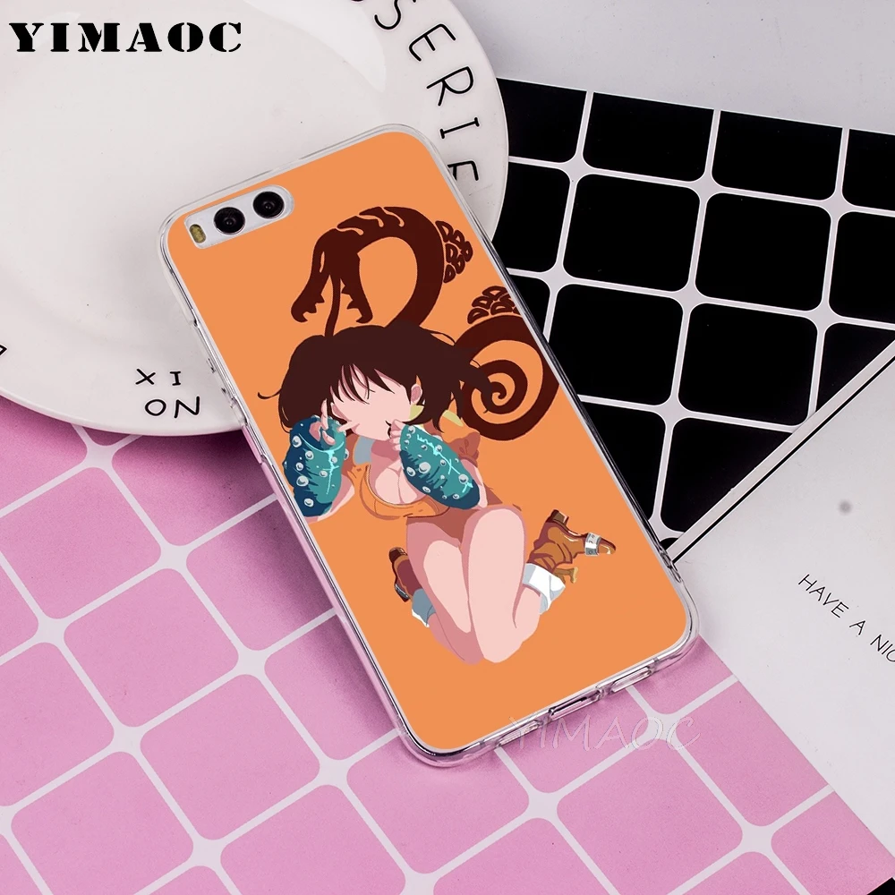 YIMAOC Nanatsu no TaizaiSoft TPU Case for Xiaomi Redmi 6 4X 5A 4A S2 Note 4 5 Pro Plus Mi 8 9 SE A2 A1 MiX 2S MAX 3 |