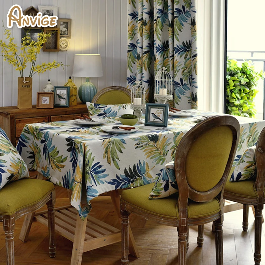 Тропический стиль печатных плотные шторы для гостиная толщина ткань обработки