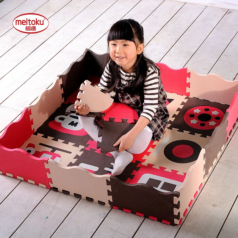 Коврик пазл Meitoku Baby play пледы из вспененного этилвинилацетата для детей ковер