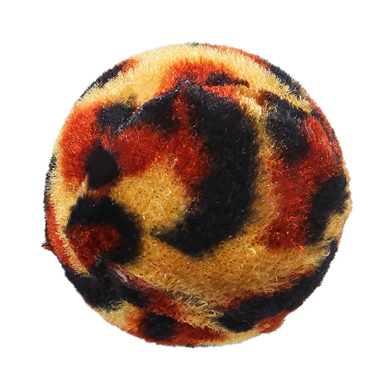 2 шт. шарики с леопардовым принтом забавные игрушки для кошек набор решения скуки