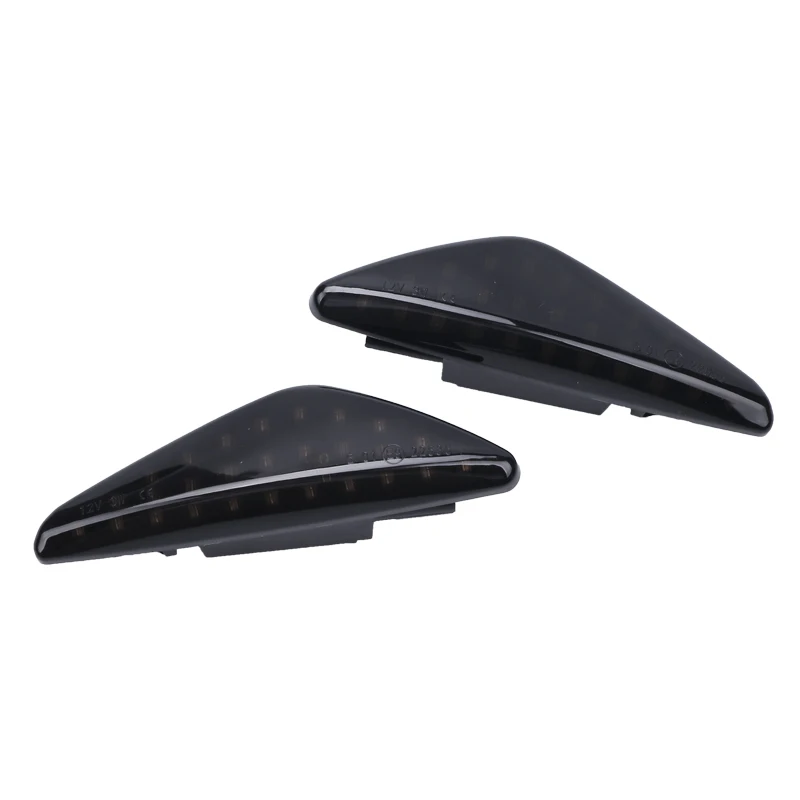 ROADOT 2 шт. светодиодный Черный Боковой габаритный фонарь поворотники для BMW F25 E70 E71