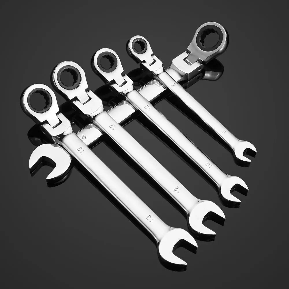 

5/6/7pcs Torque Ratchet Wrench Set multi tool Double-ended Combination torque wrench Ratchet Spanner Car Automotive Repair Tools
