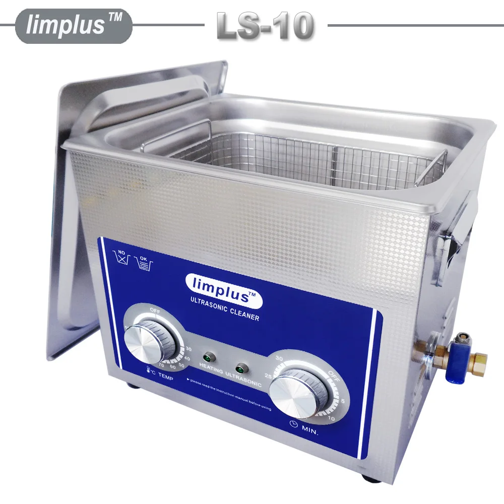 

Ультразвуковой очиститель Limplus 10L 200 Вт, механический таймер и нагреватель, ультразвуковая машина для удаления ржавчины, машина для очистки ...