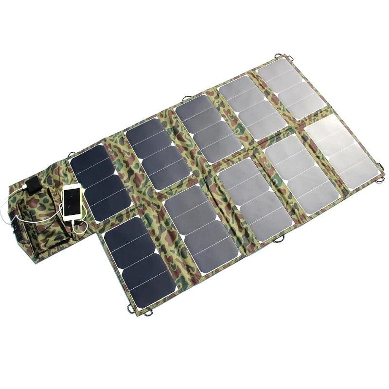 Новинка зарядное устройство на солнечной батарее 64 Вт для мобильных