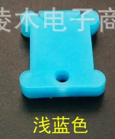 50pieces Light blue 50 шт. пластиковая нить для вышивки и бобины для ниток для рукоделия для хранения держатель для вышивки крестом Швейные принадлежности крестиком намотанная доска - Цвет: 50pieces Light blue