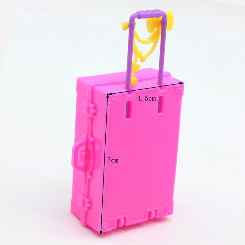 Модная мебель детские игрушки игровой дом 3D дорожный поезд чемодан для Кукла