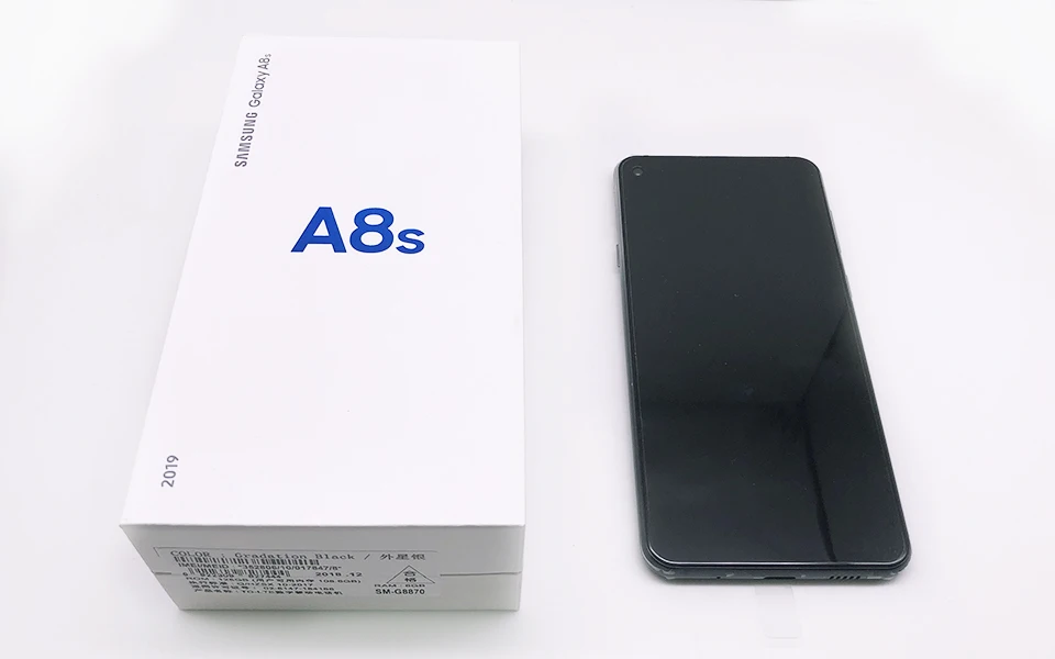 Samsung Galaxy A8s смартфон 6,4 дюймов FHD Snapdragon 710 Otca core 6/8 ГБ 128 Три задних камеры 3400 мАч NFC Android сотовый телефон