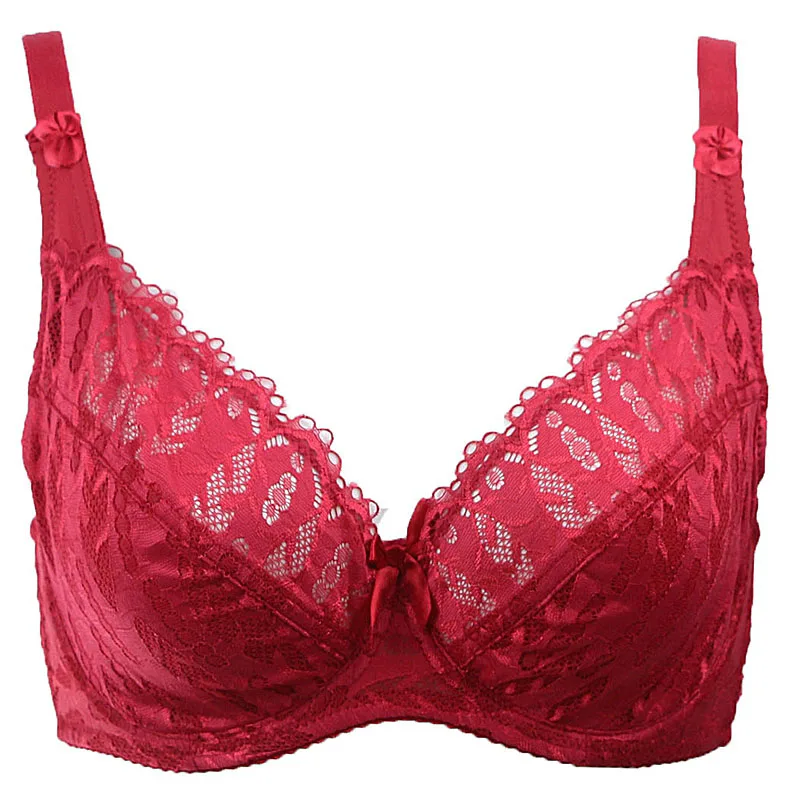 Plusgalpret 34D 34DD 34E 36D 36DD 36E 38D 38DD 38E 40D 40DD 40E 42D 42DD 42E 44D 44E размера плюс без подкладки кружевные бюстгальтеры