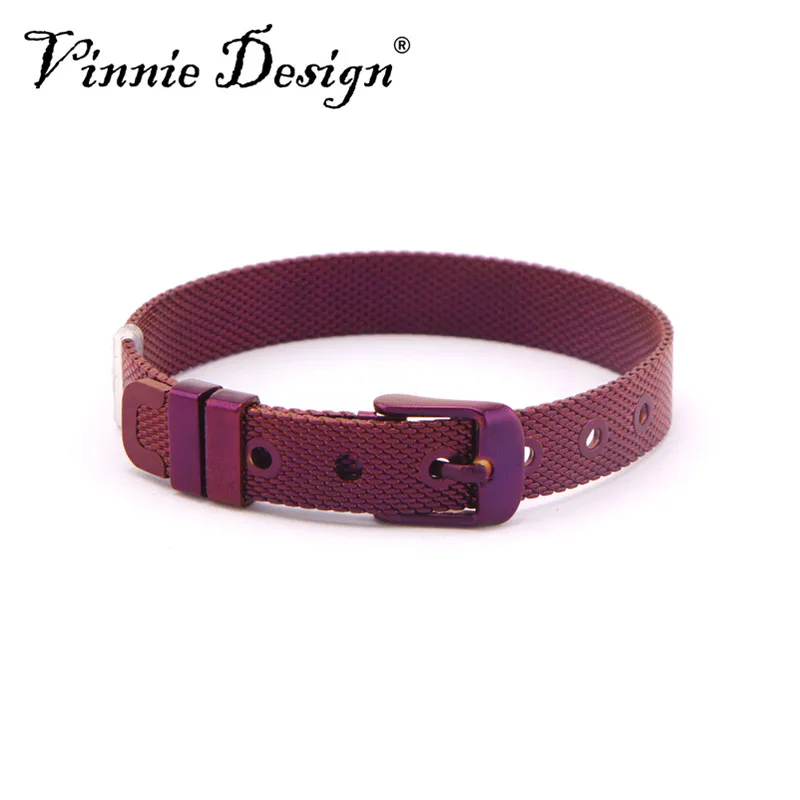 Vinnie дизайнерские ювелирные изделия из нержавеющей стали Фиолетовый Синий Кофе