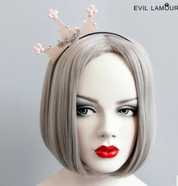 

Принцесса Сладкая Лолита ободки для волос Цветы вставляются в короны обручи реквизит для пения принцесса реквизит цветы феи реквизит FG-81