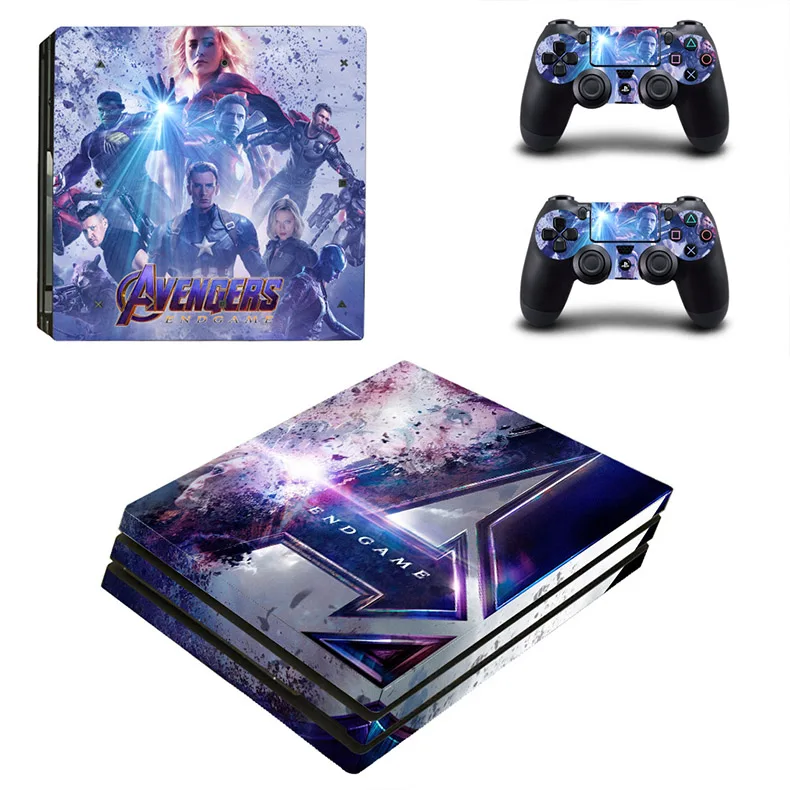 Мстители: Endgame PS4 Pro наклейка для кожи Vinilo PS 4 Play station 4 Pro наклейка s для игровой консоли и контроллера