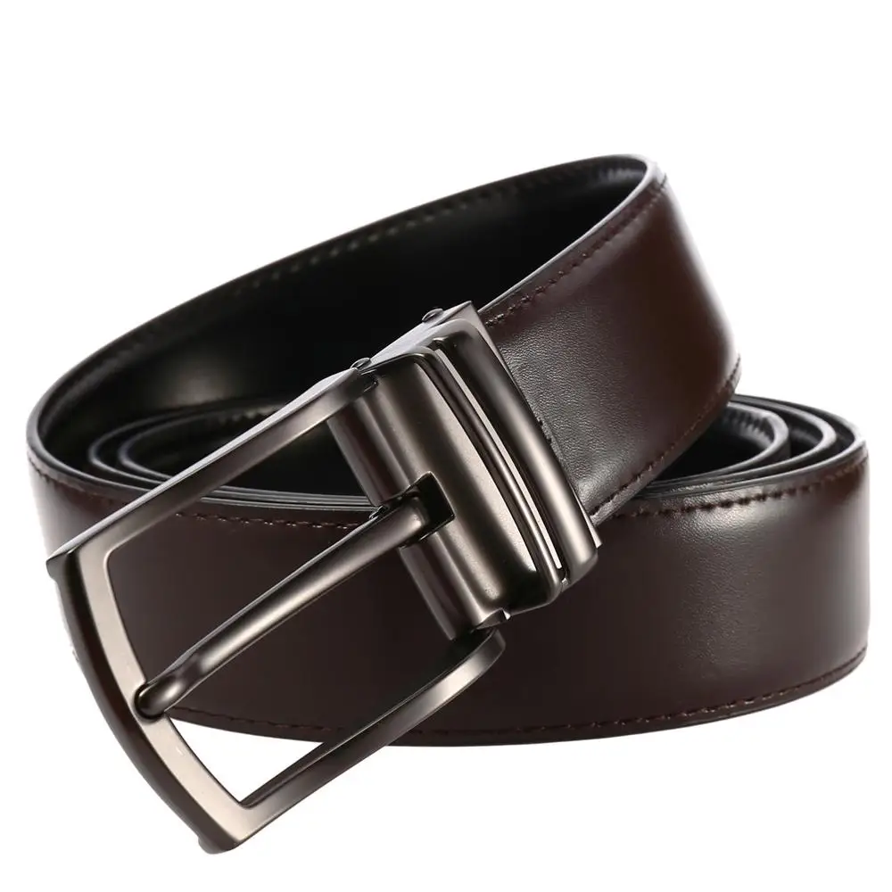 

2019 Designer Belts Good Quality Genuine Leather Belt For Men Business Men Belt Alloy Pin Buckle Vintage Jean Cintos Belt