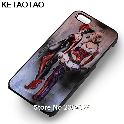 KETAOTAO Duo Harley Quinn художественные чехлы для телефонов iPhone 4S 5C 5S 6 6S 7 8 Plus XR XS Max X6 Чехол