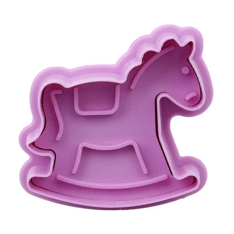 4 шт./компл. печенья производитель штампов 3D Снеговик животное Плунжер для резак