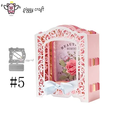 Picture 5 Свинья, для рукоделия, металлические режущие штампы, пресс-форма для высечки, новинка, 3D карточная рамка для скрапбукинга, бумажный нож, пресс-форма для высечки, трафареты для высечки - Цвет: Picture 5