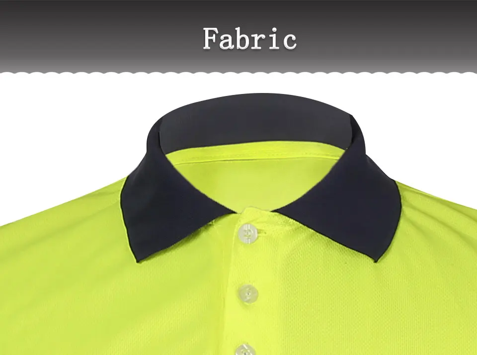 Светоотражающие/безопасные/дорожные флуоресцентные желтые hi-vis спецодежда/футболка