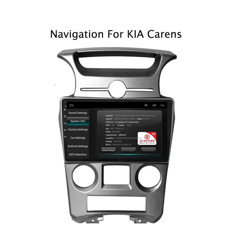 NAVITOPIA 9 дюймов 4G LTE wifi головное устройство для Kia Carens 2007 2008 2011 на Android 6 0 2G + 32G