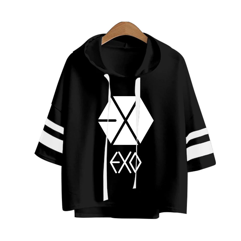 Exo 2019 love shot корейский стиль толстовки Свитшот одежда kpop kawaii летние женские