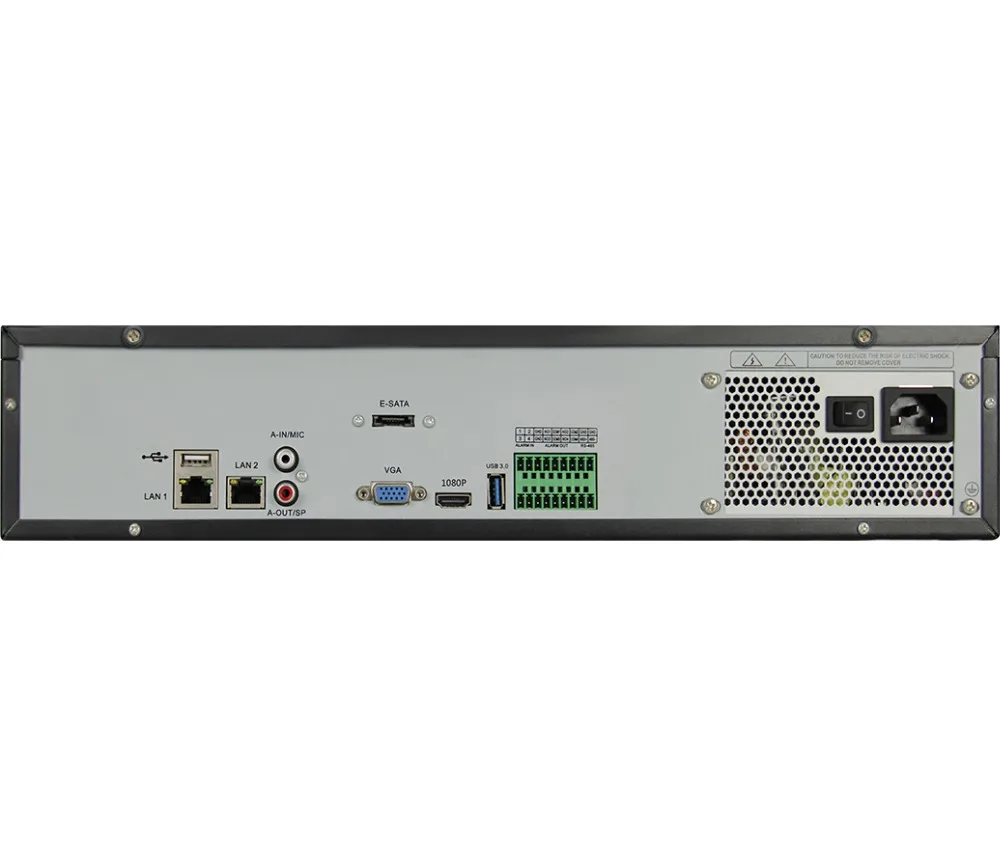 2U CCTV NVR H.265/H.264 64CH 4 K/5MP/3MP/2MP/960 P/720 P 9HDD интерфейс Поддержка 4Ch сигнала тревоги 1080P - Фото №1