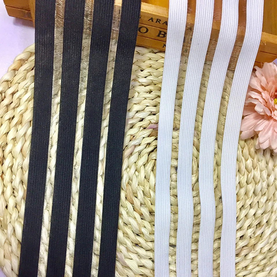 

5 Yards 50mm 90mm Width Black White Elastic Band Glitter Mesh Garment Girl Dress Women Clothing Sewing DIY Hand Made Craft