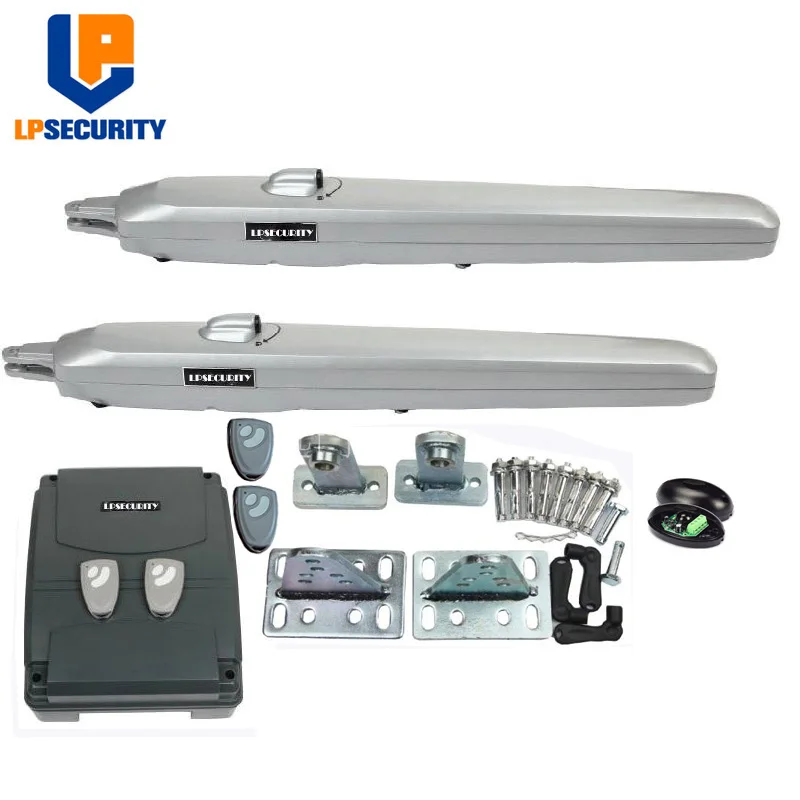 LPSECURITY 350KGS предусматривают дополнительные сверхмощная 24V Двойной линейный ворот и доводчик для двойных ворот - Цвет: kit5