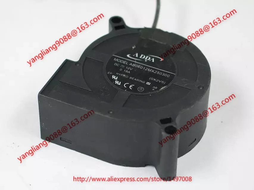 Охлаждающий вентилятор для сервера ADDA AB06012MX250300 (OX2V5) 12 В постоянного тока 0 18 А 40x40x28
