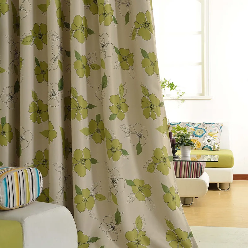 Американский стиль страна шторы для гостиной сад занавески окна спальни занавес