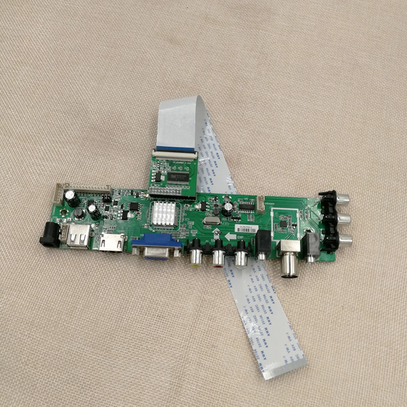 Для A201SN02 LC201V1 V201V1-T01 LVDS Поворотная ТТЛ-схема переходная пластина 0,5 мм 50 Pin FFC FPC LVDS конверсионная плата для v290 v56 lcd контроллер