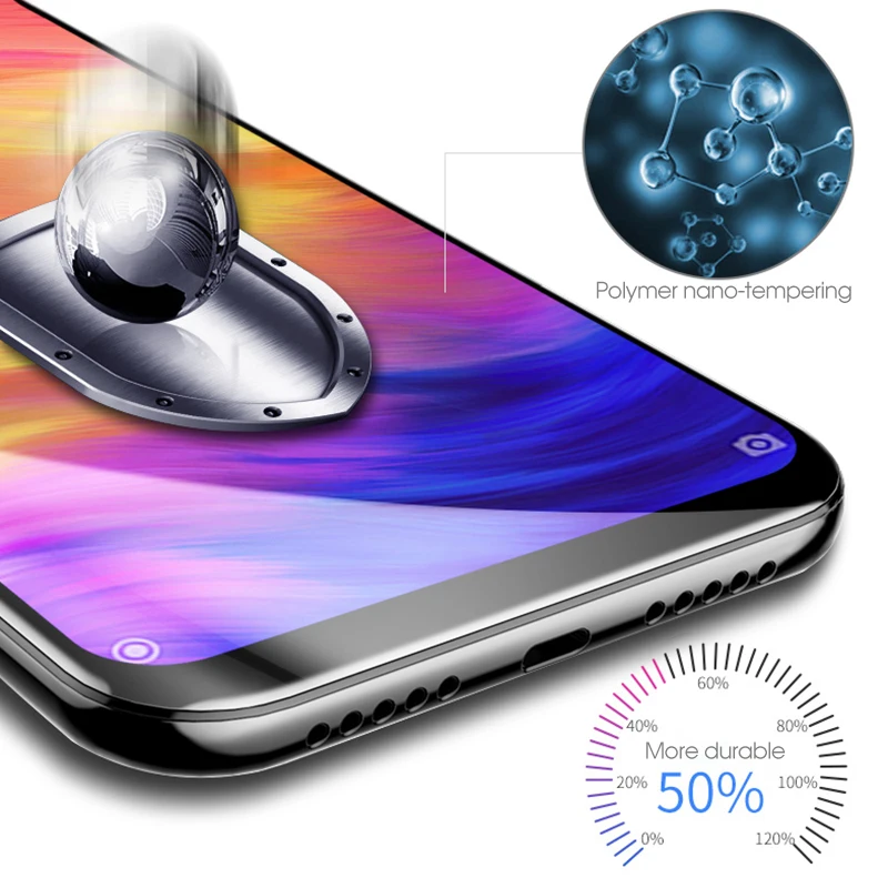 Закаленное стекло 9D с полным покрытием для защиты экрана iPhone 7 8 Plus 6 S 9H новая
