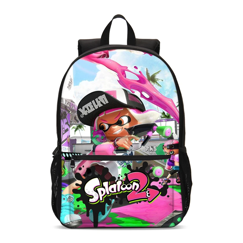 VEEVANV 2019 Splatoon 2 Новые рюкзаки для девочек с 3D принтом большие сумки через плечо