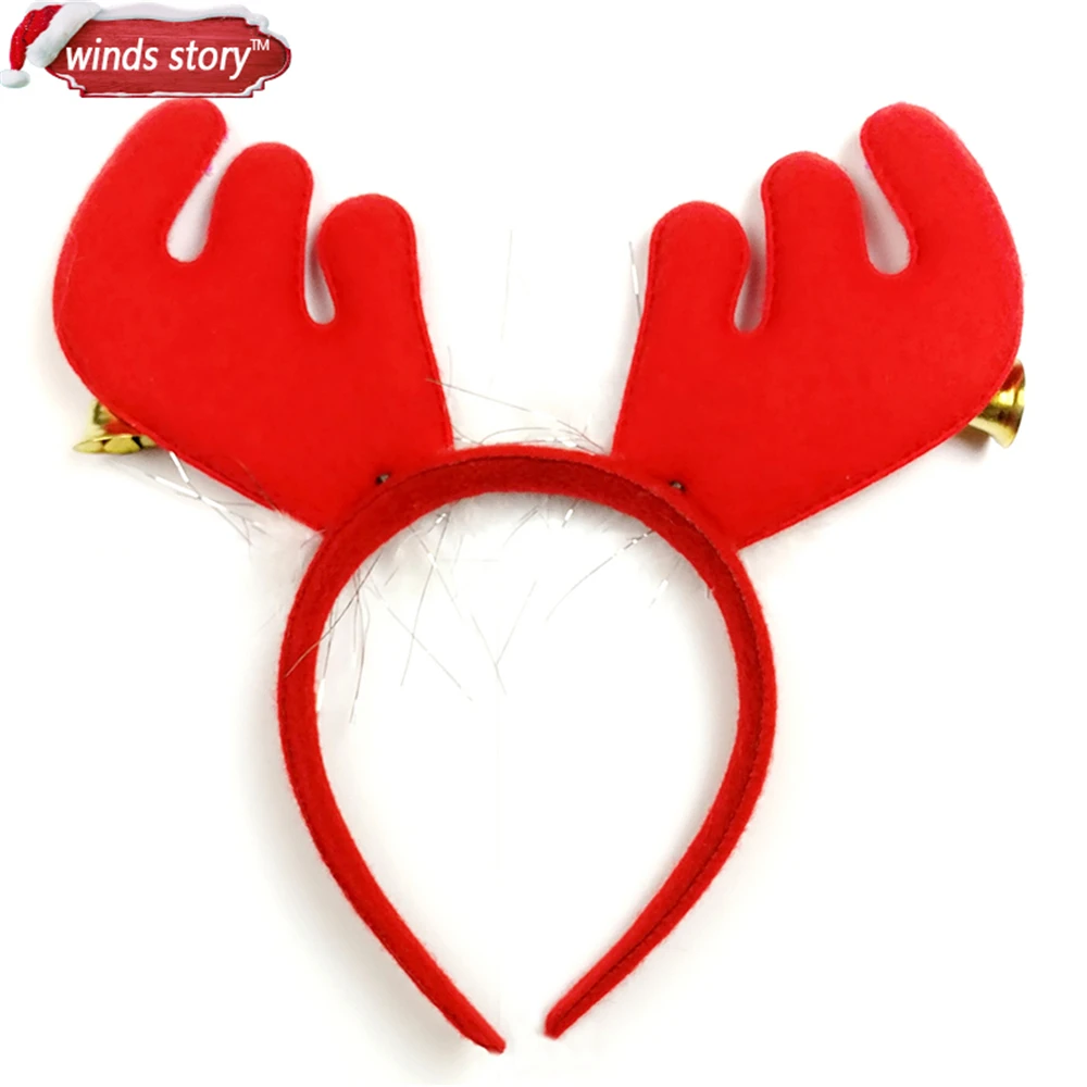 6 шт. красивый Пернатый олень обруч на голову с рогами нарядное праздничное