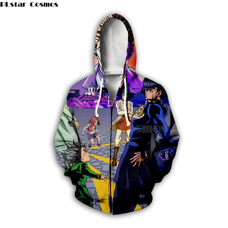 PLstar Cosmos JoJo Необычные Приключения Смешные 3d толстовки мужчины/женщины Япония