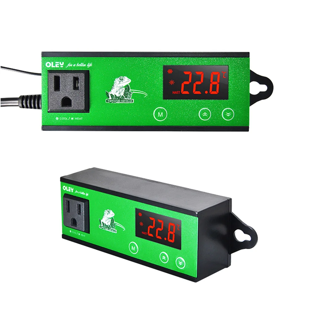 110 В с зондом температура охлаждения контроллер аквариума и гусеничный